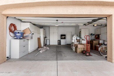 Versatile Spyglass Model w/ Golf Cart garage in the GATED, ADULT on Oakwood Golf Club  in Arizona - for sale on GolfHomes.com, golf home, golf lot
