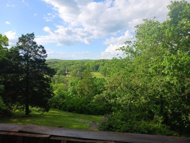 Spectacular view!! This 2/2 home on 2+ acres sits on a bluff on Cherokee Village North Course in Arkansas - for sale on GolfHomes.com, golf home, golf lot