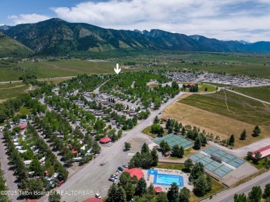 Great RV Pad with mature landscaping, Mountain views,  concrete on Star Valley RV Golf Course in Wyoming - for sale on GolfHomes.com, golf home, golf lot