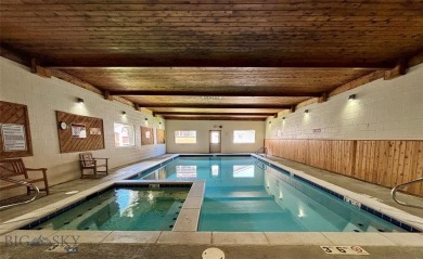 Charming and well-maintained end-unit condo featuring a cozy on Big Sky of Montana Golf Course in Montana - for sale on GolfHomes.com, golf home, golf lot