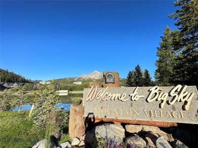 Charming and well-maintained end-unit condo featuring a cozy on Big Sky of Montana Golf Course in Montana - for sale on GolfHomes.com, golf home, golf lot