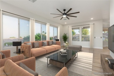 Live the Sun City Summerlin dream in this gorgeous single-story on Highland Falls Golf Club in Nevada - for sale on GolfHomes.com, golf home, golf lot