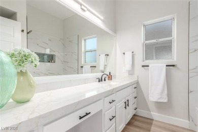 Live the Sun City Summerlin dream in this gorgeous single-story on Highland Falls Golf Club in Nevada - for sale on GolfHomes.com, golf home, golf lot