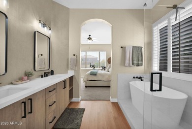 Fully renovated in 2024 and within the Sonoran Fairways gated on Sanctuary Golf Course At WestWorld in Arizona - for sale on GolfHomes.com, golf home, golf lot