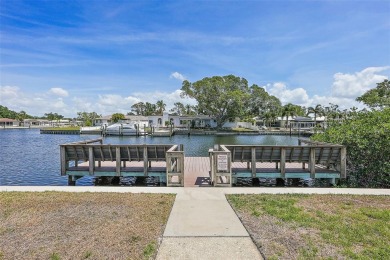 Nestled within the serene waterfront Mariners Pass community on Mangrove Bay Golf Course in Florida - for sale on GolfHomes.com, golf home, golf lot