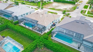 Newly constructed in 2023, this luxury home comes completely on Island Country Club in Florida - for sale on GolfHomes.com, golf home, golf lot