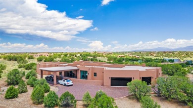 Casa Tranquila an exquisite Contemporary Pueblo built by Native on The Club At Las Campanas  in New Mexico - for sale on GolfHomes.com, golf home, golf lot