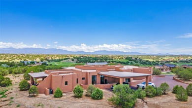 Casa Tranquila an exquisite Contemporary Pueblo built by Native on The Club At Las Campanas  in New Mexico - for sale on GolfHomes.com, golf home, golf lot