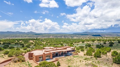 Casa Tranquila an exquisite Contemporary Pueblo built by Native on The Club At Las Campanas  in New Mexico - for sale on GolfHomes.com, golf home, golf lot