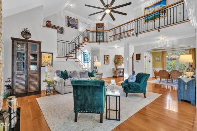 Welcome to this stunning former Parade of Homes Gold Winner on Heritage Golf Club in North Carolina - for sale on GolfHomes.com, golf home, golf lot
