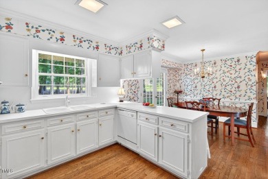 Pretty home on the golf course of Croasdaile Country Club in on Croasdaile Country Club in North Carolina - for sale on GolfHomes.com, golf home, golf lot