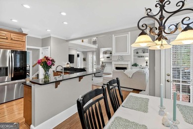 This stunning home in the prestigious gated with security guard on Whitewater Creek in Georgia - for sale on GolfHomes.com, golf home, golf lot