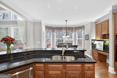 This stunning home in the prestigious gated with security guard on Whitewater Creek in Georgia - for sale on GolfHomes.com, golf home, golf lot