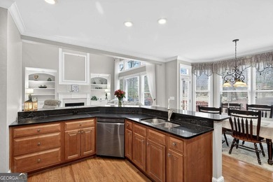 This stunning home in the prestigious gated with security guard on Whitewater Creek in Georgia - for sale on GolfHomes.com, golf home, golf lot