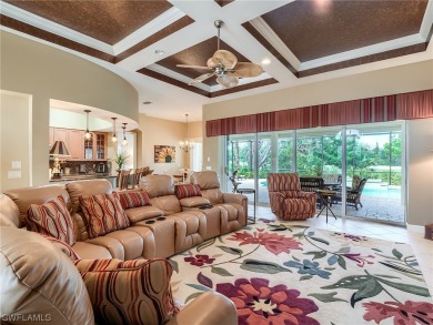 This Covington model is the most popular of the estate homes in on Crown Colony Golf and Country Club in Florida - for sale on GolfHomes.com, golf home, golf lot