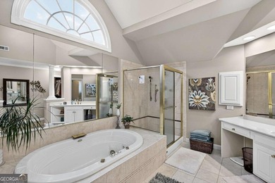 This stunning home in the prestigious gated with security guard on Whitewater Creek in Georgia - for sale on GolfHomes.com, golf home, golf lot