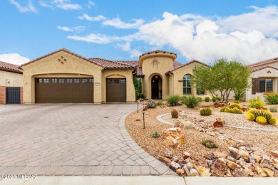 Step into refined desert living in this beautifully upgraded on Quail Creek Country Club  in Arizona - for sale on GolfHomes.com, golf home, golf lot