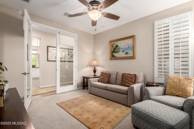 Step into refined desert living in this beautifully upgraded on Quail Creek Country Club  in Arizona - for sale on GolfHomes.com, golf home, golf lot