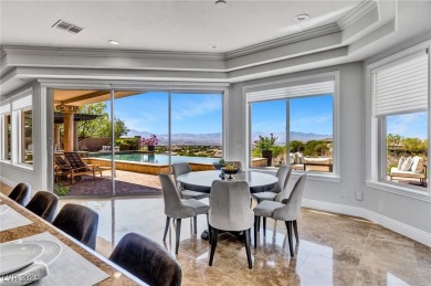 A Custom-Built Hilltop Estate sitting atop the highest double on Anthem Country Club in Nevada - for sale on GolfHomes.com, golf home, golf lot