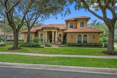 Designer Mediterranean Custom Build Home located in the Famous on Wentworth Golf Club in Florida - for sale on GolfHomes.com, golf home, golf lot