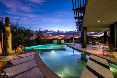 Golf membership is available with the purchase of this dramatic on Desert Mountain Golf Club - Renegade Course in Arizona - for sale on GolfHomes.com, golf home, golf lot