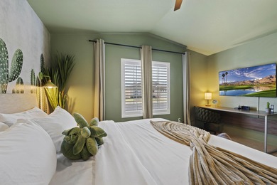 This beautifully designer-decorated 4-bedroom, 3-bath home with on Indian Palms Country Club and Resort in California - for sale on GolfHomes.com, golf home, golf lot