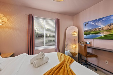 This beautifully designer-decorated 4-bedroom, 3-bath home with on Indian Palms Country Club and Resort in California - for sale on GolfHomes.com, golf home, golf lot