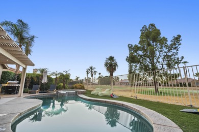 This beautifully designer-decorated 4-bedroom, 3-bath home with on Indian Palms Country Club and Resort in California - for sale on GolfHomes.com, golf home, golf lot