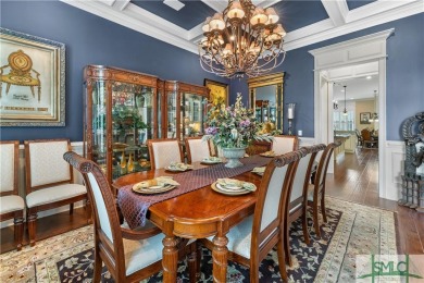 A Custom masterpiece of luxury & craftsmanship in the highly on Savannah Quarters Country Club in Georgia - for sale on GolfHomes.com, golf home, golf lot