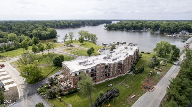 Morse Lake Condo w/ Boat Slip / Boat Lift! on Harbour Trees Golf Club in Indiana - for sale on GolfHomes.com, golf home, golf lot