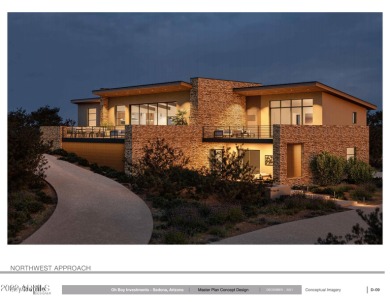 MODERN MASTERPIECE TO BE BUILT! Incredible JAWDROPPING Views of on Sedona Golf Resort in Arizona - for sale on GolfHomes.com, golf home, golf lot