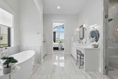 This stunning home sits on a premium corner lot backing to Hole on The Bridges Golf Club in Texas - for sale on GolfHomes.com, golf home, golf lot