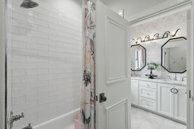 This stunning home sits on a premium corner lot backing to Hole on The Bridges Golf Club in Texas - for sale on GolfHomes.com, golf home, golf lot