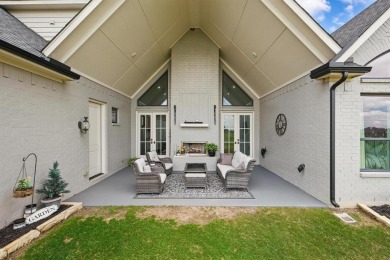 This stunning home sits on a premium corner lot backing to Hole on The Bridges Golf Club in Texas - for sale on GolfHomes.com, golf home, golf lot