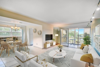 Discover your perfect retreat in this bright corner unit nestled on Poinciana Golf Club in Florida - for sale on GolfHomes.com, golf home, golf lot