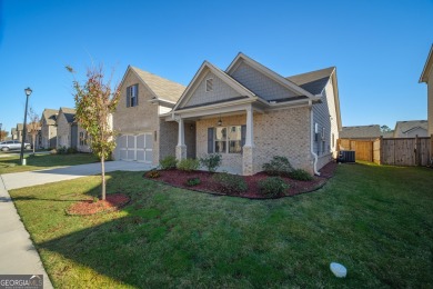 Master on main, built in 2022! This ranch-style home is in on Summit Chase Country Club in Georgia - for sale on GolfHomes.com, golf home, golf lot