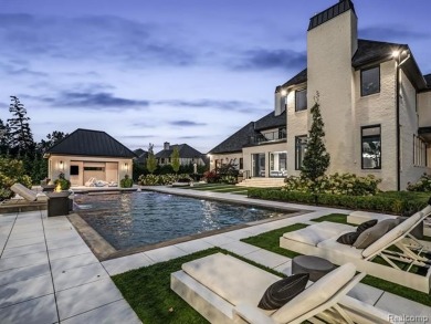 Welcome to this show-stopping estate in the prestigious gated on Meadowbrook Country Club in Michigan - for sale on GolfHomes.com, golf home, golf lot