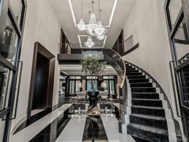 Welcome to this show-stopping estate in the prestigious gated on Meadowbrook Country Club in Michigan - for sale on GolfHomes.com, golf home, golf lot
