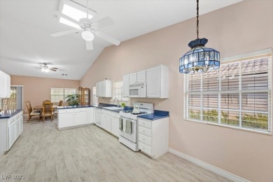 Discover elevated single-story living in the exclusive on Los Prados Golf Course in Nevada - for sale on GolfHomes.com, golf home, golf lot