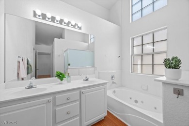 Discover elevated single-story living in the exclusive on Los Prados Golf Course in Nevada - for sale on GolfHomes.com, golf home, golf lot