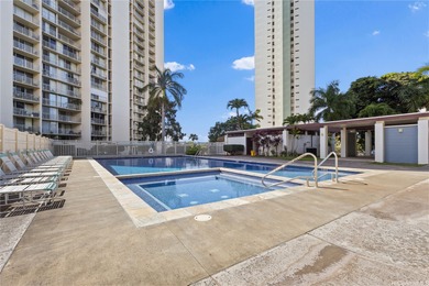 Breezy end/corner unit with golf course views near Pearlridge! on Pearl Country Club in Hawaii - for sale on GolfHomes.com, golf home, golf lot