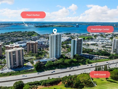 Breezy end/corner unit with golf course views near Pearlridge! on Pearl Country Club in Hawaii - for sale on GolfHomes.com, golf home, golf lot