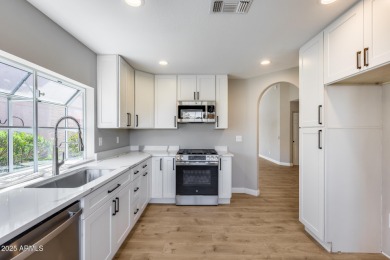 This beautifully remodeled 2-bedroom, 2-bathroom home is nestled on Oakwood Golf Club  in Arizona - for sale on GolfHomes.com, golf home, golf lot