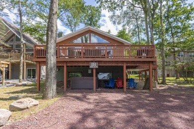 Stunning Lakeview Pocono vacation home nested in popular Lake on Split Rock Resort and Country Club in Pennsylvania - for sale on GolfHomes.com, golf home, golf lot