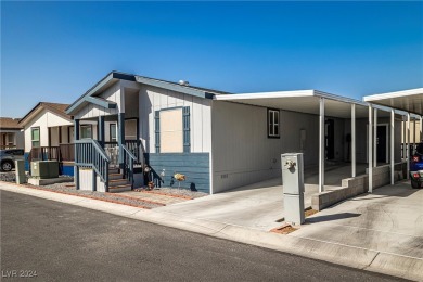 Welcome to this pristine gem in a 55+ gated golf course on Desert Greens Golf Course in Nevada - for sale on GolfHomes.com, golf home, golf lot