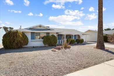 Discover this charming 2-bedroom, 1.75-bathroom home at 10423 W on Sun City South Golf Course in Arizona - for sale on GolfHomes.com, golf home, golf lot