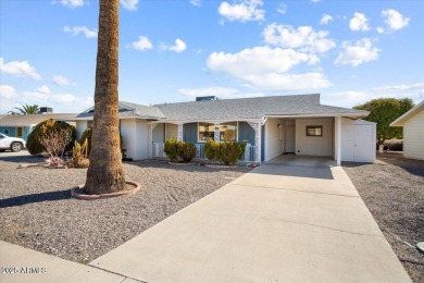 Discover this charming 2-bedroom, 1.75-bathroom home at 10423 W on Sun City South Golf Course in Arizona - for sale on GolfHomes.com, golf home, golf lot