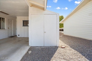 Discover this charming 2-bedroom, 1.75-bathroom home at 10423 W on Sun City South Golf Course in Arizona - for sale on GolfHomes.com, golf home, golf lot