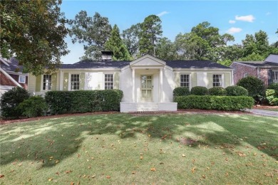 Don't miss this delightful white brick home in the heart of one on Bobby Jones Golf Club in Georgia - for sale on GolfHomes.com, golf home, golf lot