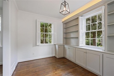 Don't miss this delightful white brick home in the heart of one on Bobby Jones Golf Club in Georgia - for sale on GolfHomes.com, golf home, golf lot